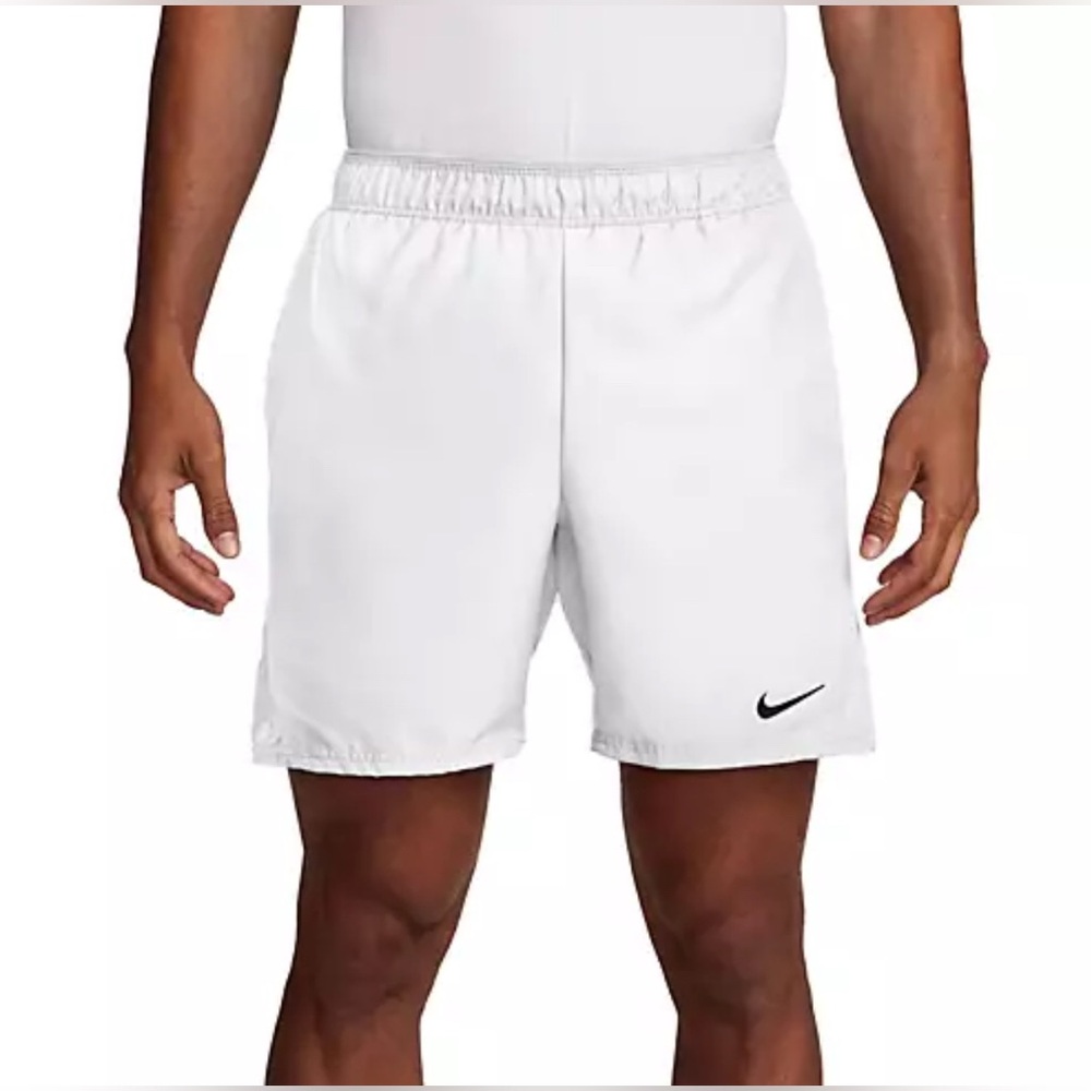 Nike Boys Drii-Fit Shorts in White| Size: L
